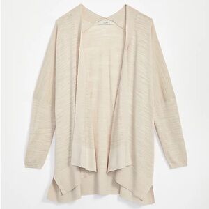 NWT LOFT Petite Textured Open Poncho Sweater